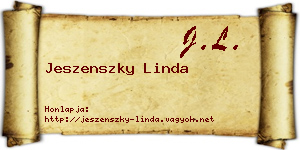 Jeszenszky Linda névjegykártya